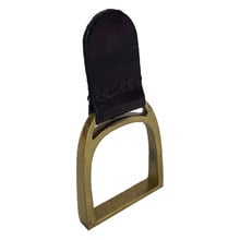 Black Leather Napkin Ring